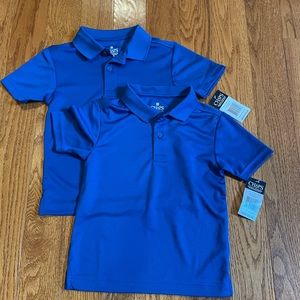 Chaps Boy’s size 4 bundle of 2 performance Shirts New with Tags